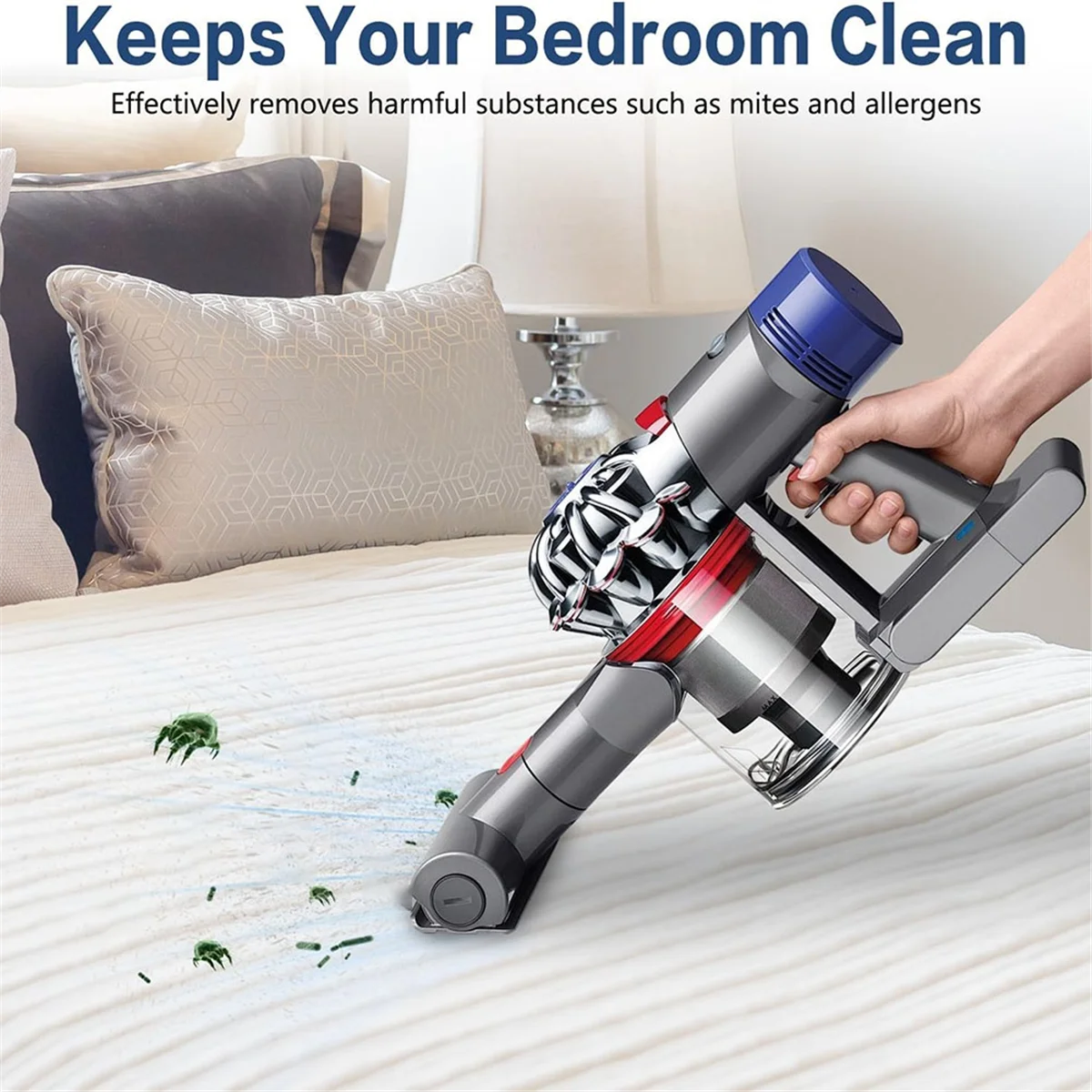 Для беспроводных пылесосов Dyson V7 V8 V10 V11 V15 — мини-моторизованная насадка-щетка — вакуумная насадка для удаления шерсти домашних животных