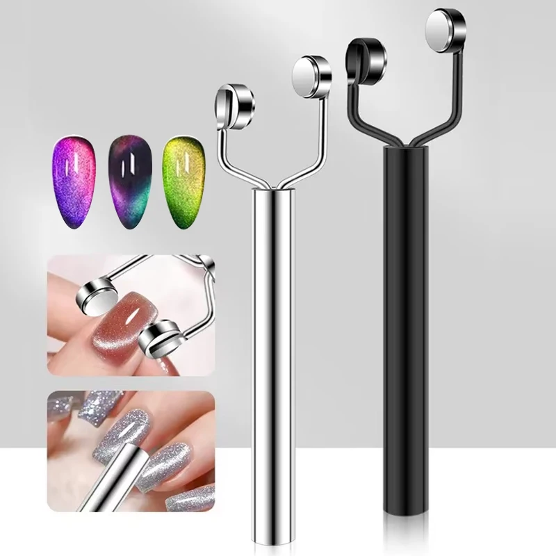 

New Strong Magnet Cat Magnet For Nail Gel Polish Nail Magnetic Stick Round Magnet Salon Multi-Function Manicure Design Tools