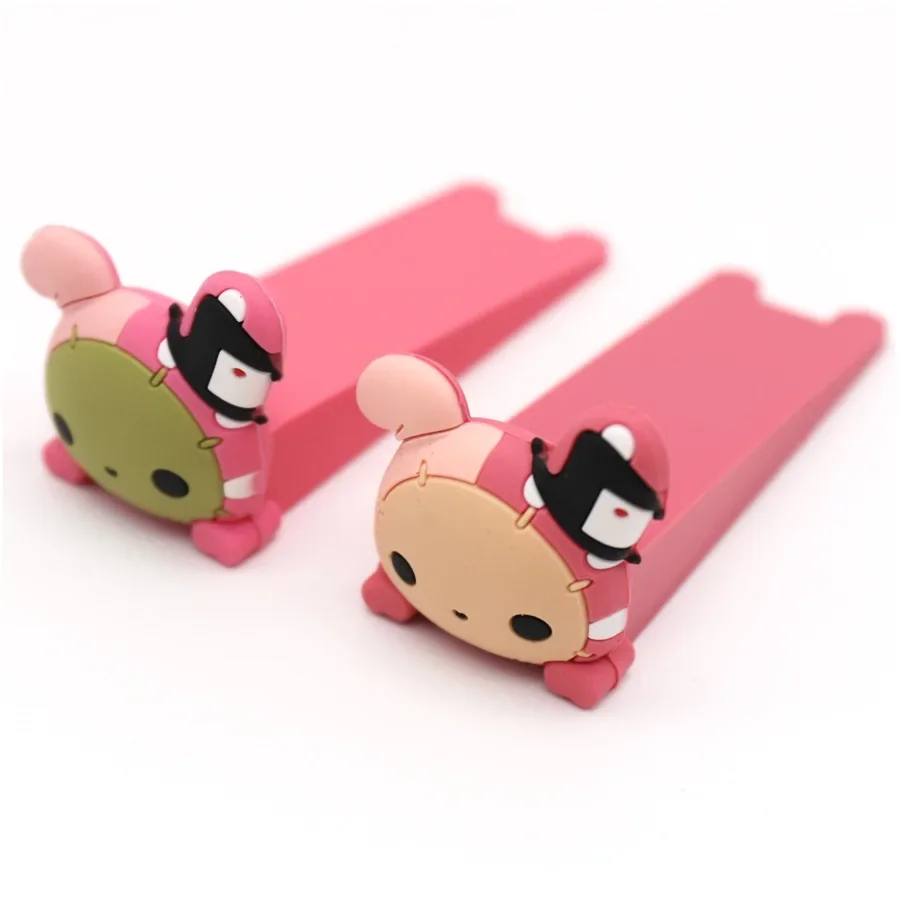 Cartoon Doll Door Stopper Children's Safety Door Card Soft Rubber Door Stopper Stereoscopic Animal Cute Windproof Baby's Hand