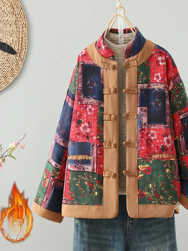 

Faionable Thiened Warm Cotton Jaet Casual Sle Winter Outerwear Slimming Concealing Trendy New Arrival 2025