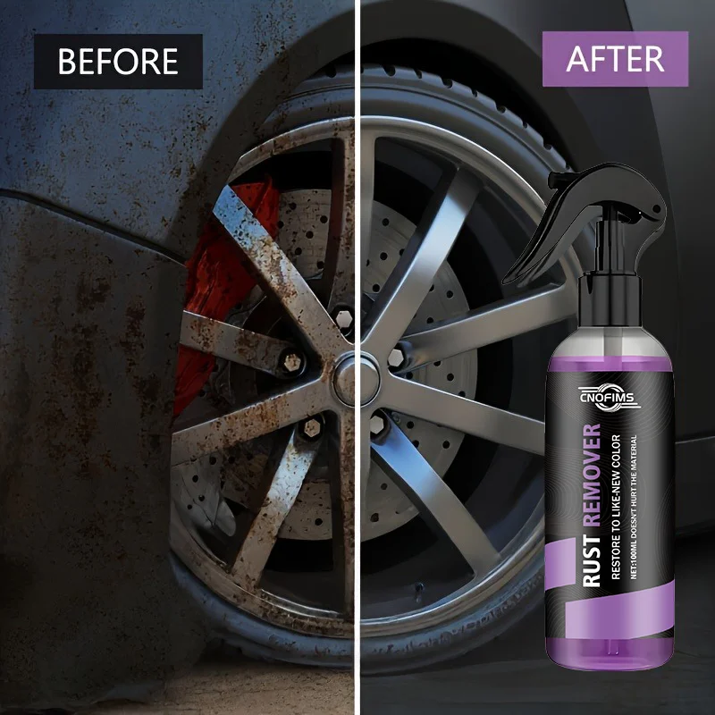 Мощный агент по ремонту металла — полирующий спрей для удаления железного порошка, полировка, возраст восстановления автомобильного металла