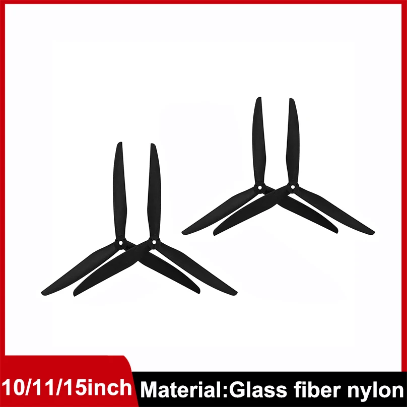 

2Pairs Gemfan 1080 1170-3 3-Blades 11inch 1507 15inch Traverser CW CCW Propeller Glass Fiber Nylon High Load High Tension Drone
