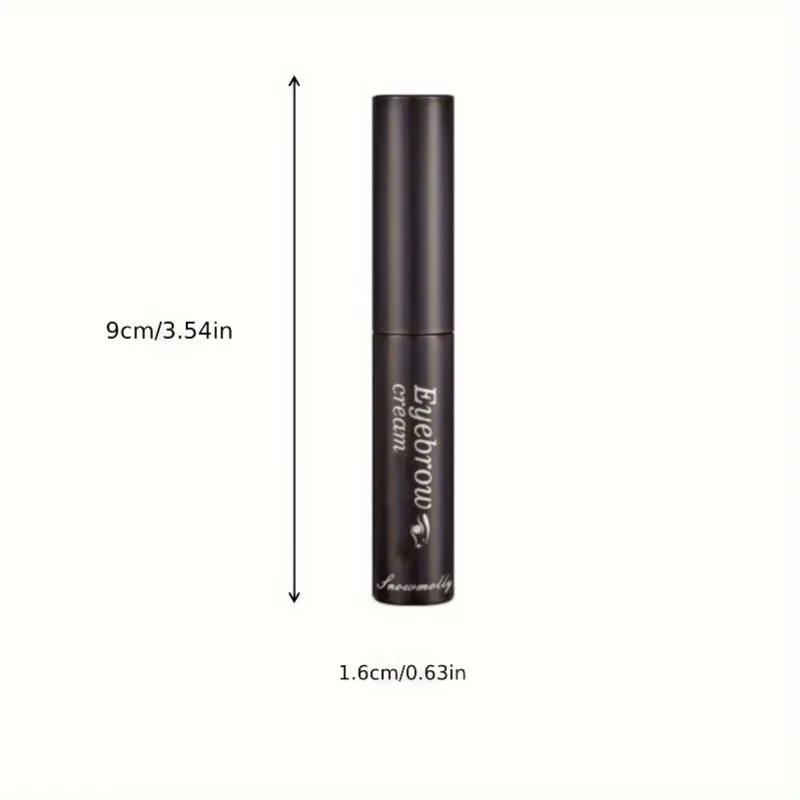 1 unidad de cejas naturales e impermeables, aplicación precisa, textura suave y ligera, crema para cejas con pincel, regalo para el día de la madre