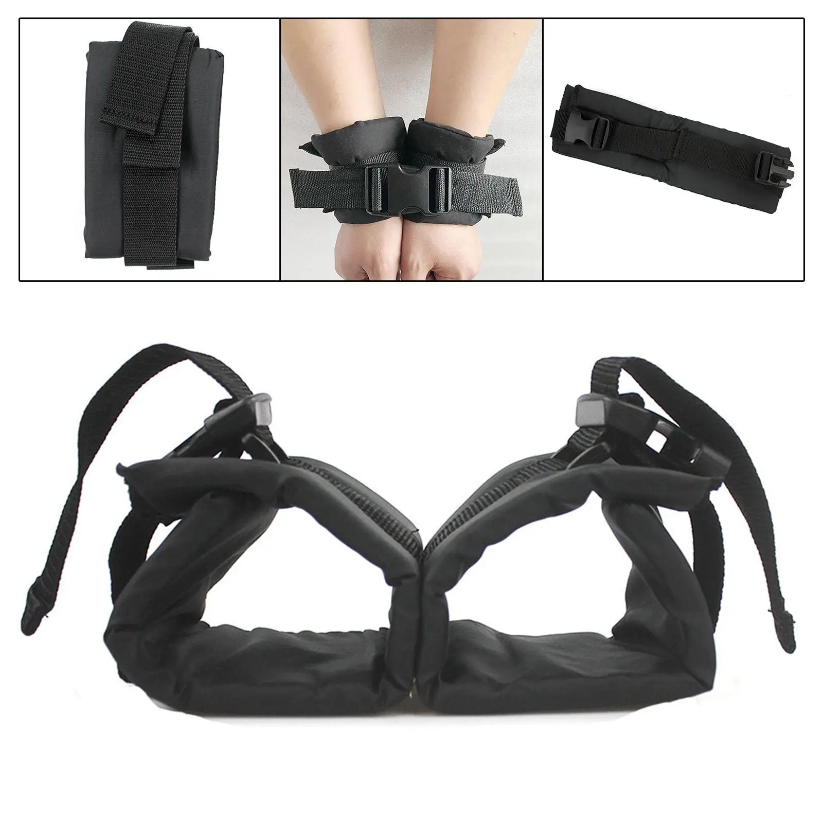 Hand Restraint Strap Limb Holder Comfortable Breathable Fixed Strap for Prevent Self Harm Elderly Adults Wrist Arm Ankle