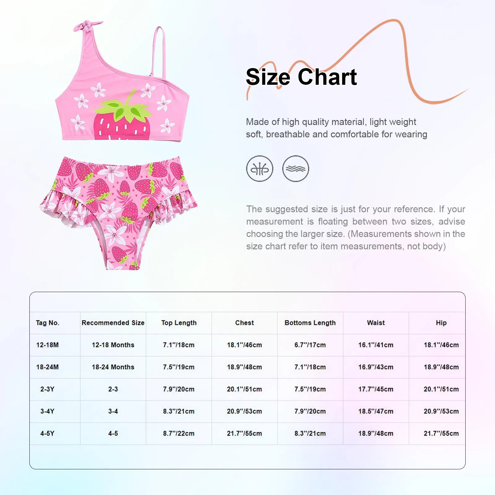 Maillot de bain pour petites filles, bikini, ensemble deux pièces, haut à volants, pour la plage