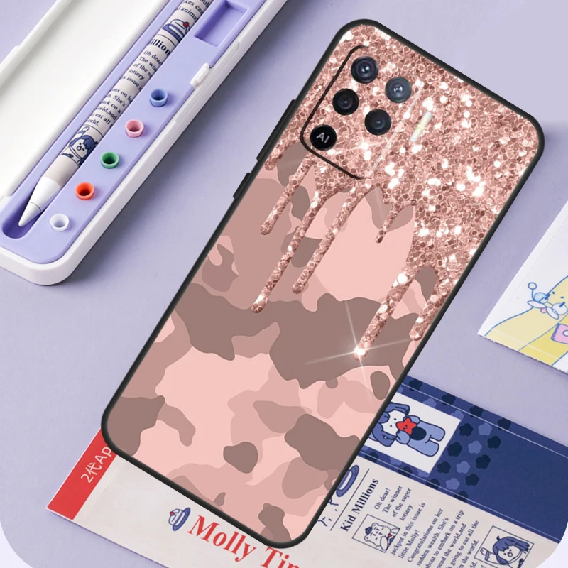 Camouflage Camo Army Phone Case For OPPO A15 A16 A52 A72 A5 A9 A31 A53 A83 A91 A93 A54 A74 A94 Find X5 X3 Pro