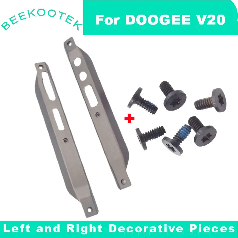 New Original DOOGEE V20 Housing A Front shell Middle Side Metal Bumper Side Frame Case Repair Accessories Part For DOOGEE V20