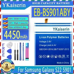 YKaiserin 4450mAh/5900mAh Batteria di Ricambio Per Samsung Galaxy S22 Plus/Ultra S22+ S22Plus S22U S22Ultra Telefono Mobile Bateria