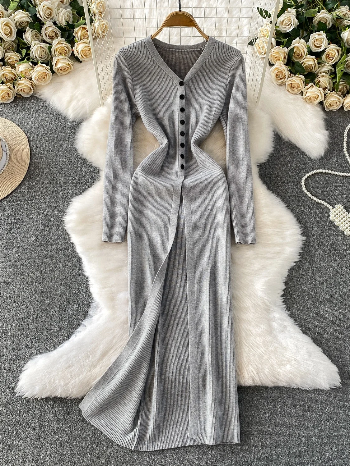 Ay Knitted Open Car… - image