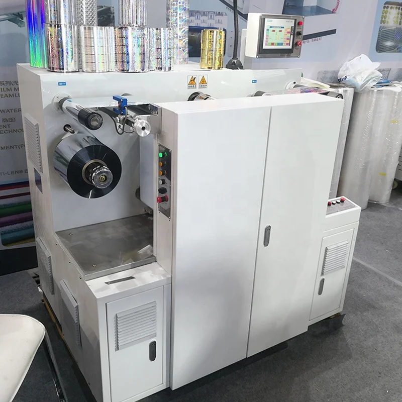 High Quality Automatic Holographic Embossing Machine Hologram Sticker Printing Machine Plastic Film Soft Embossing Machine