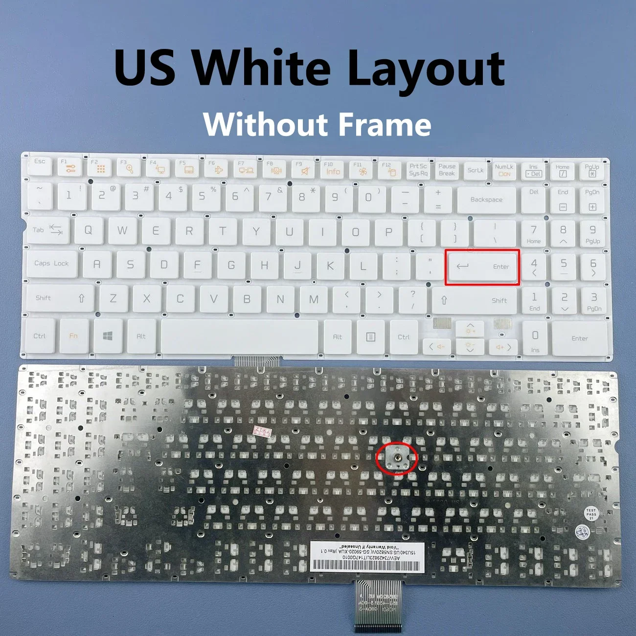 Korean US Russian Keyboard For LG 15U340 15U340-E 15U340-L 15UD340 15UD340-E 15UD340-L SG-59020-XRA SN5820W AEW73429821