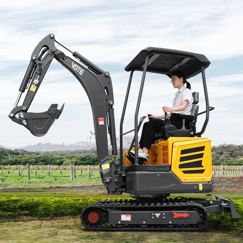 New chinese Mini Excavator small digger crawler hydraulic CE/EPA Mini Excavator 1 ton 2 Ton 2.5 ton for sale customized