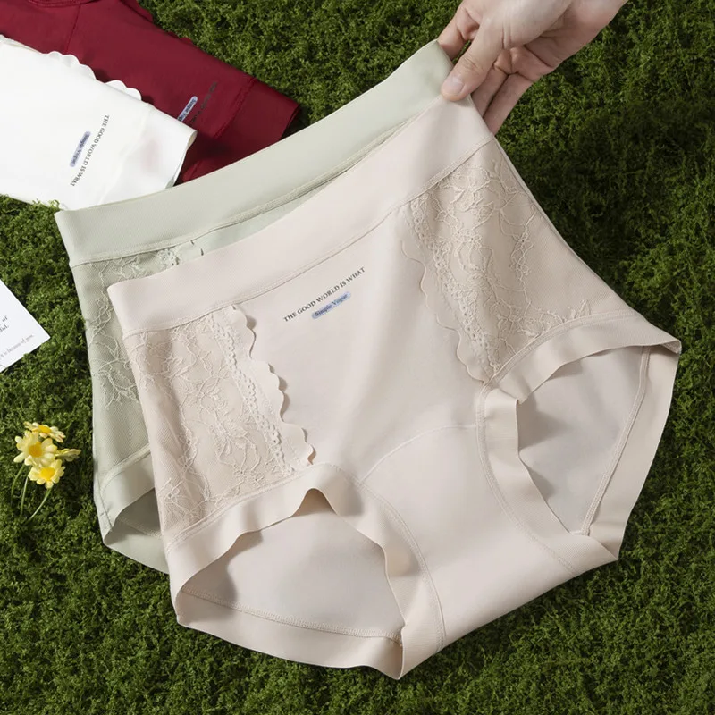

5 шт. дышащих женских трусиков с кружевом, сексуальные трусы с высокой талией, удобное нижнее белье, утягивающее живот, подтягивающее ягодицы, мягкие интимные изделия