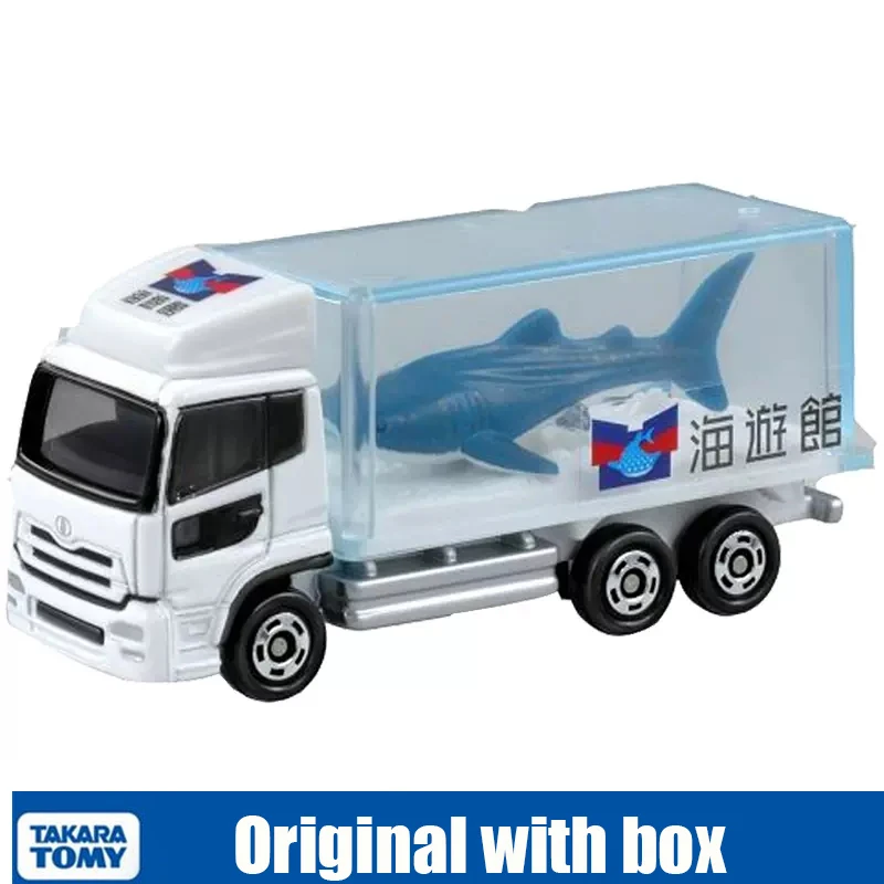 NO.69 Model 746829 Takara Tomy Tomica Osaka Shark Transporter Simulation Diecast Alloy Car Model Children's Toy Sold By Hehepopo