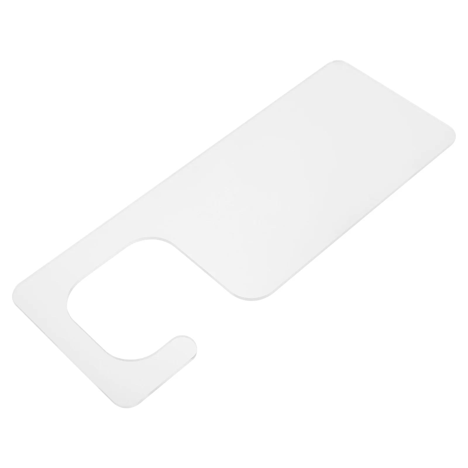 

Sturdy Acrylic Art Display Durable Practice Board For Filing Trimming Polishing With Multifunctional Hooks Space Saving Display