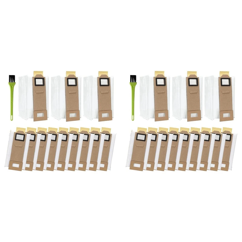 

X17A 2025 NEW-24 Pack Dust Bag Accessories For Xiaomi Roborock S7 S7 Plus S7+ Vacuum Cleaner Replacement Parts Vacuum Cleaner Ba