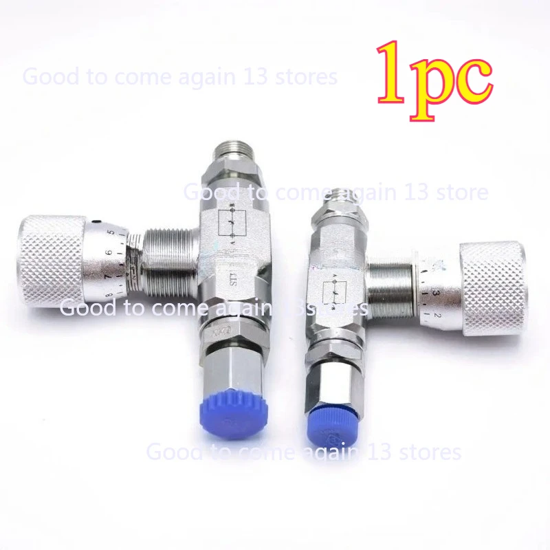 1pc Q-STB-G3/8+L08 STB-G1/4+L06 Mini Excavator Flow Control Bidirectional Hydraulic Restrictor Valve STB-1/2 3/4  1/4