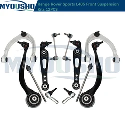 Myousho 12pcs Control Arm Ball Joint Stabilizer Link Tie Rod Kits For Land Range Rover L405 Hybrid LR034218 LR034217 LR034220