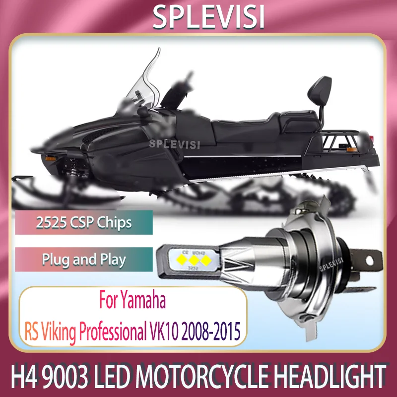 

H4 LED Headlight - The Brighter, The Safer 12V For Yamaha RS Viking Professional VK10 2008 2009 2010 2011 2012 2013 2014 2015