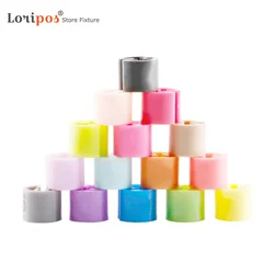 100pcs Plain Colorful Size Markers Blank Size Tags For Clothes Hangers Hanger Decoration Garments Size Lable