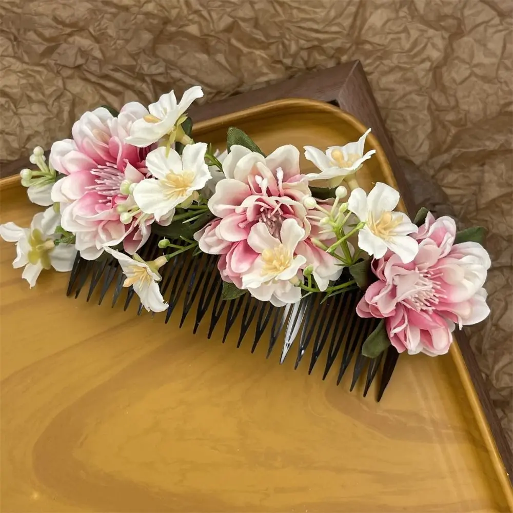 

Simple Flower Flower Hair Comb Side Clip Thailand Flower Hairpin Bohemian Hair Clip Wedding Bride Accessories Girl
