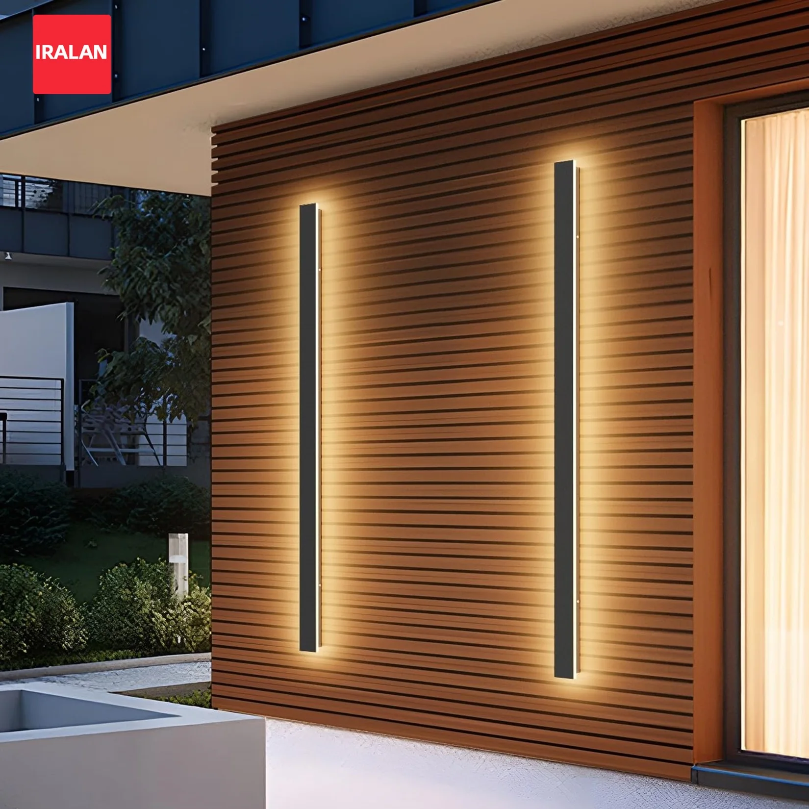 Modern Wall Lamp Outdoor Garden Courtyard Door Outdoor Wall Light Simple Strip Waterproof IP65 Home Lighting Decoration