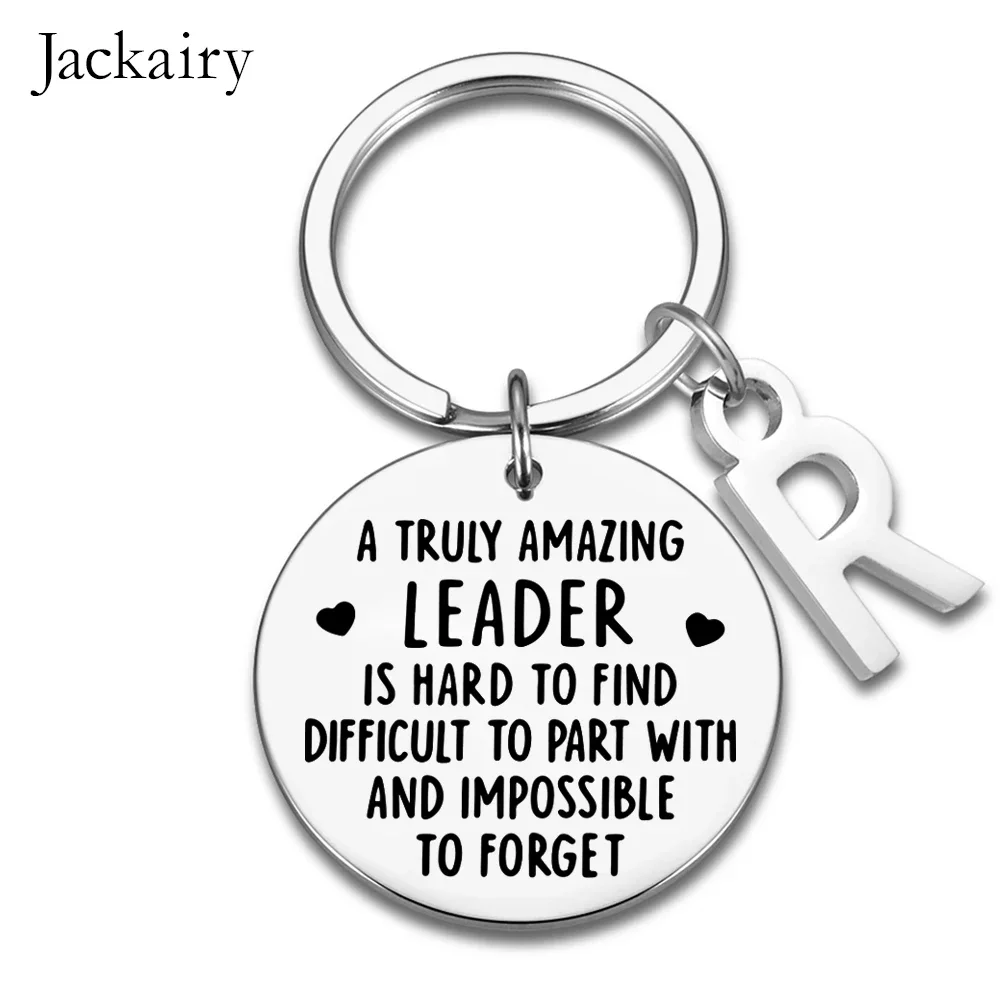 Boss Day Gifts Keychain for Leader Office Term Coworker Appreciation Gift Employee Leaving Reitrement Farewell Thank You Keyring