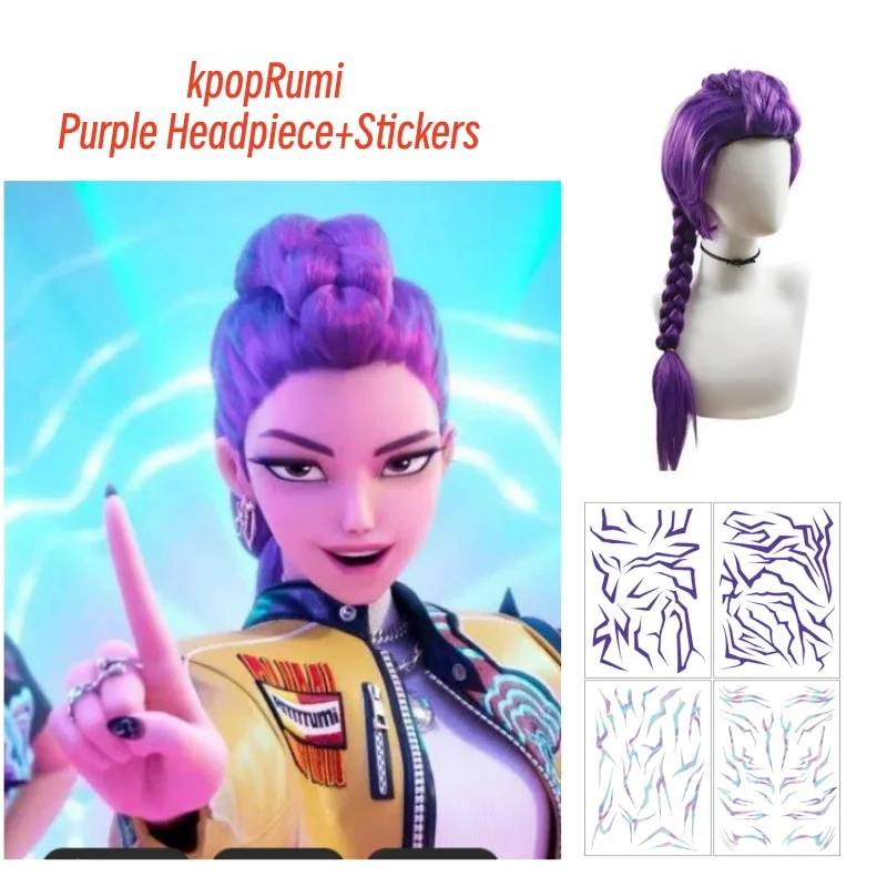 New girl demon hunter costume paired with pop singer children's clothing, children's set, witch hunting group