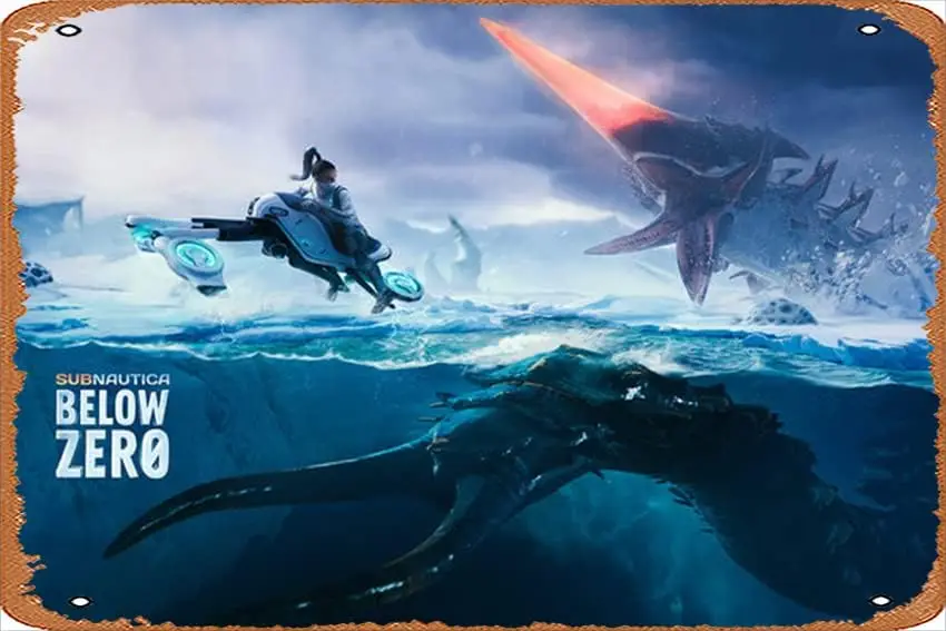 Wall Decor Sign - Subnautica Below Zero Video Game Poster Vi
