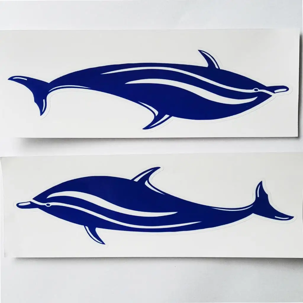 

Durable Kayak Sticker Vinyl Dolphin Pattern Waterproof Protector for Boat Accessories and Canoe Decoration