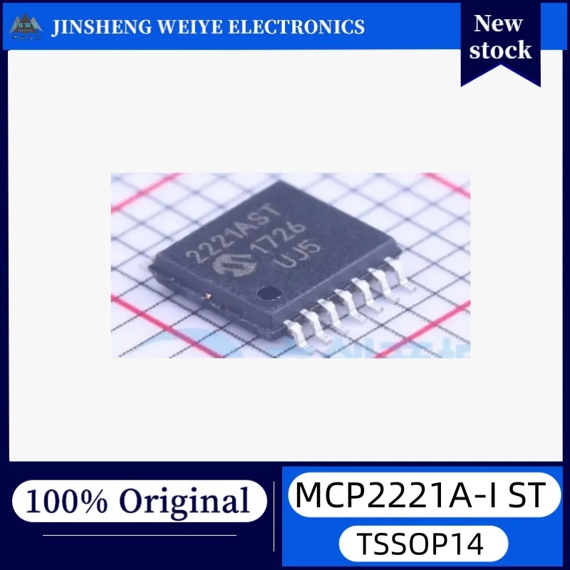 5/20 pieces MCP2221A-I/ST 2221AST TSSOP-14 USB to I2C/UART protocol converter chip new original stock