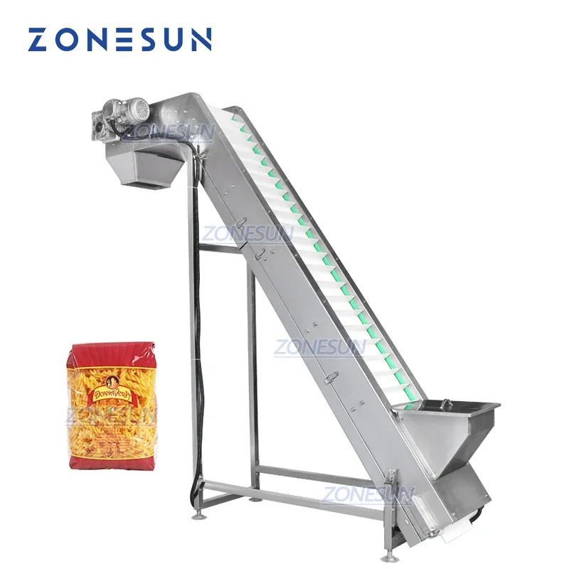 ZONESUN ZS-SLJ2 Custom Automatic Food Material Feeder Granule Peanuts Feeding Machine For Production Line