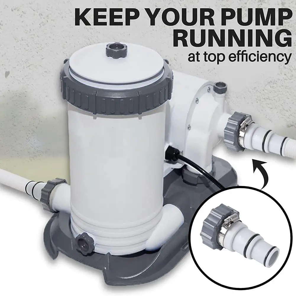 

Hose Adapter for Intex Threaded Connection Pumps Plunger Valve Pool Drain Parts