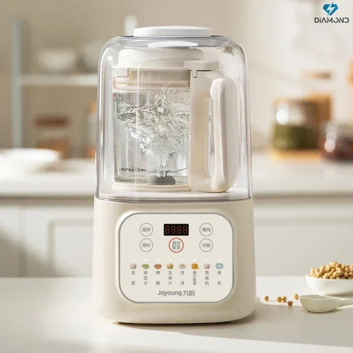 Jouyang Wall-Breaking Household Soymilk Machine - Automatic Heating, Multifunctional, Soft Sound, Ideal for Home Use