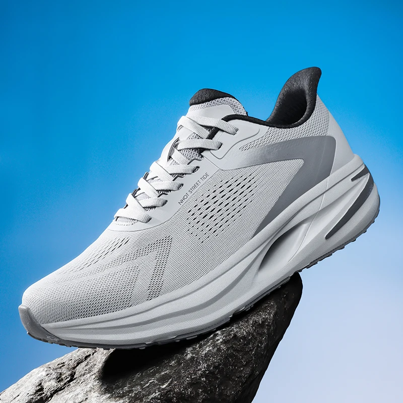 2026 New Men Breathable Mesh Sneakers, Soft Sole Wear-resistant Cushioned Running Shoes, Versatile Sports Casual Footwear