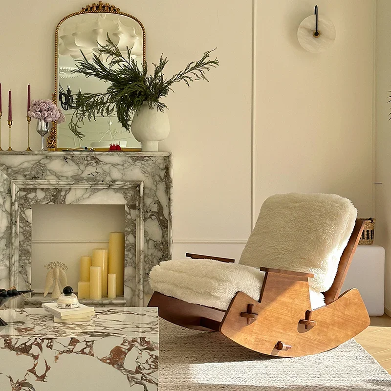 كرسي أريكة كاجوال من العصور الوسطى الاسكندنافية قابل للإزالة والغسل، شقة صغيرة واحدة قديمة #2