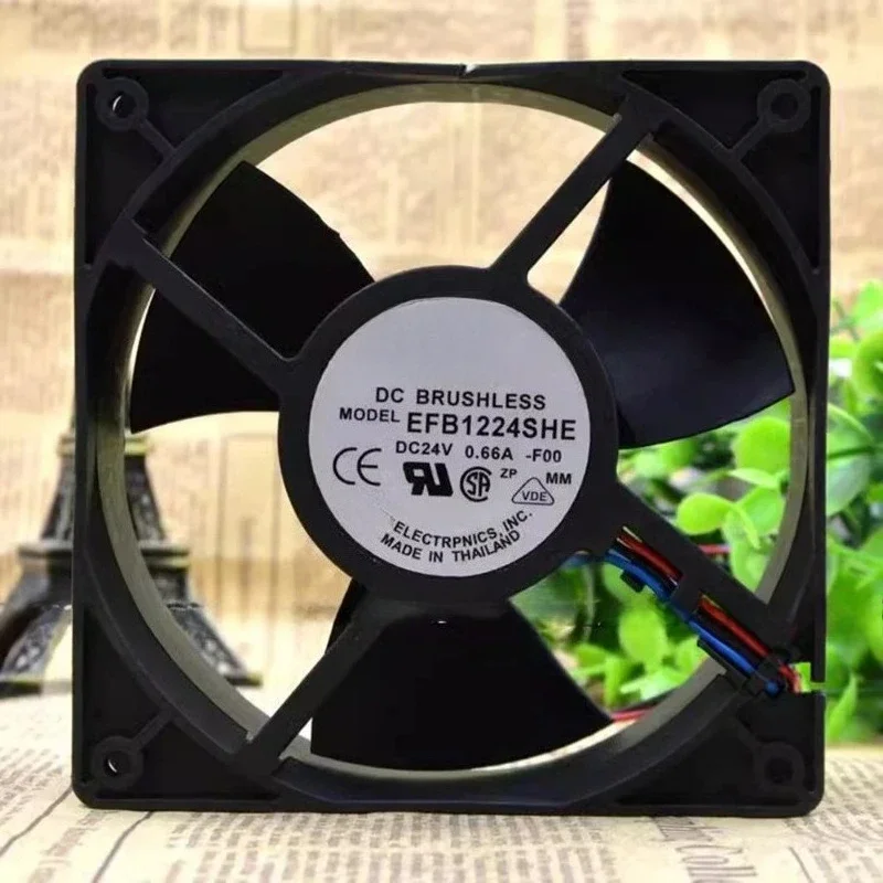 

Brand New Original DC24V 0.66A EFB1224SHE 12cm 120mm 12038 120*120*38mm cooling fan Fast delivery