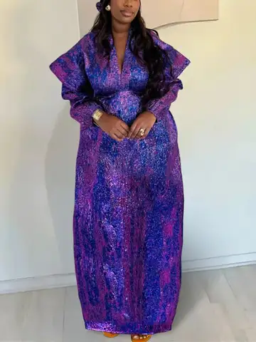 African Dresses for Women Traditional Africa Clothing Dashiki Ankara Outfits Gown Abayas Robe Muslim Kaftan Maxi Long Dress 2025