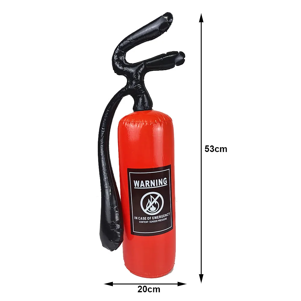 Inflatables Fire Extinguisher Campfire Balloons PVC Flames Toy Balloons Birthday Party Decor Fire Truck Birthday Party Supplies