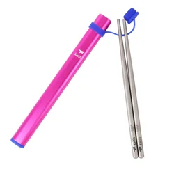 Keith Titanium Square Chopsticks Chinese Stylish Healthy Light Weight Reusable Chinese Chopsticks Tableware Gift Kitchen Tools