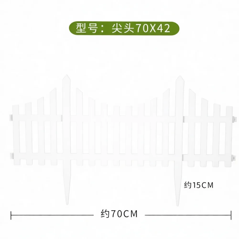 Garden Edging Fence Plastic Decorative Border Weatherproof Outdoor Landscape Barrier For Patio Yard Flower Bed Divider