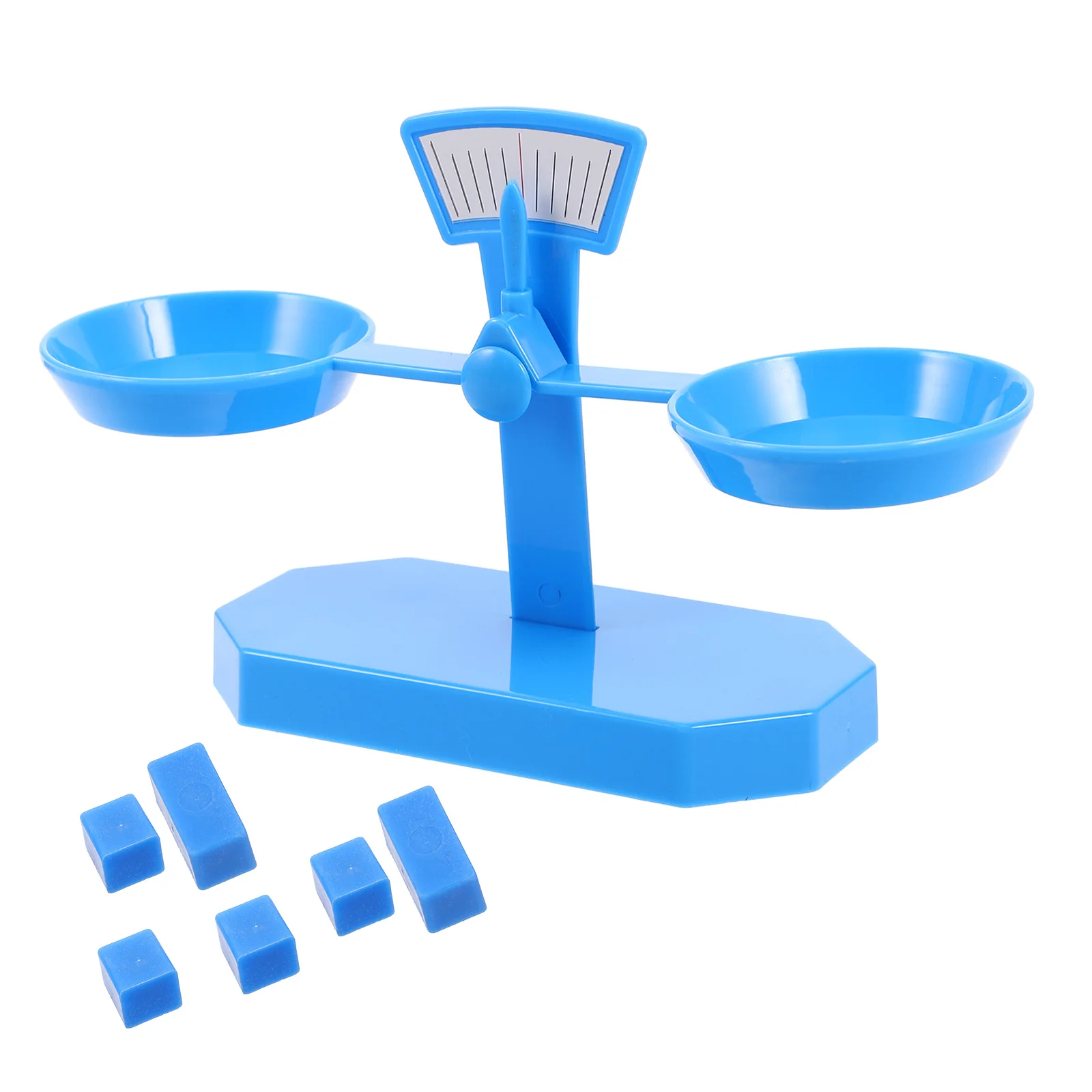 

DIY Science Experiment Balance Scale Blue for Kids Lever Teaching Instrument Preschool Elementary School Math Science Education