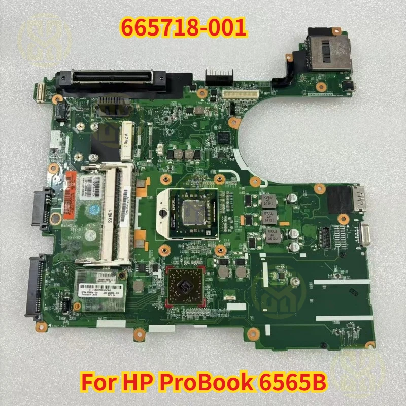 665718-001 For HP ProBook 6565B Laptop Motherboard DDR3 with AMDHD6480G A4-3300M 512MB Test OK