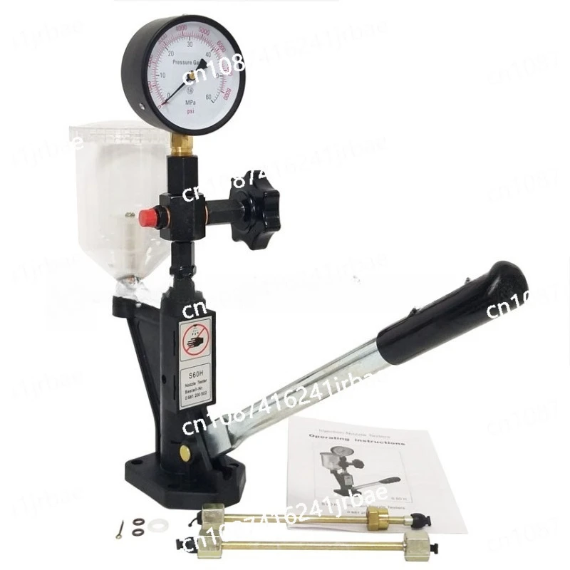 Diesel Fuel  Nozzles  with Dual Scale Gauge 6000PSI Engine Fuel Tester Repair Tool for Automobiles Tractors