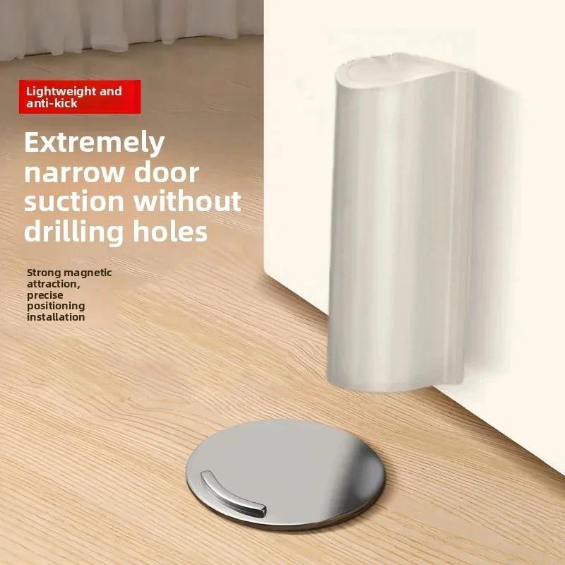 

‌Magnetic Door Holder Wall Protector Bumper - Invisible Door Mount for Home & Furniture Hardware‌