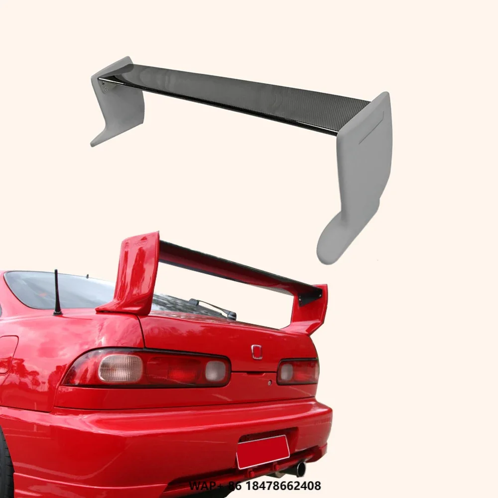 For  94-01 Integra DC2 MU Style Rear Spoiler Partial Carbon Fiber in Blade