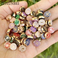 10PCS/Lot Colorful St. Benedict Beads Catholic Enamel San Benito Charms Religious Bracelets Accessories for DIY Jewelry Supplies
