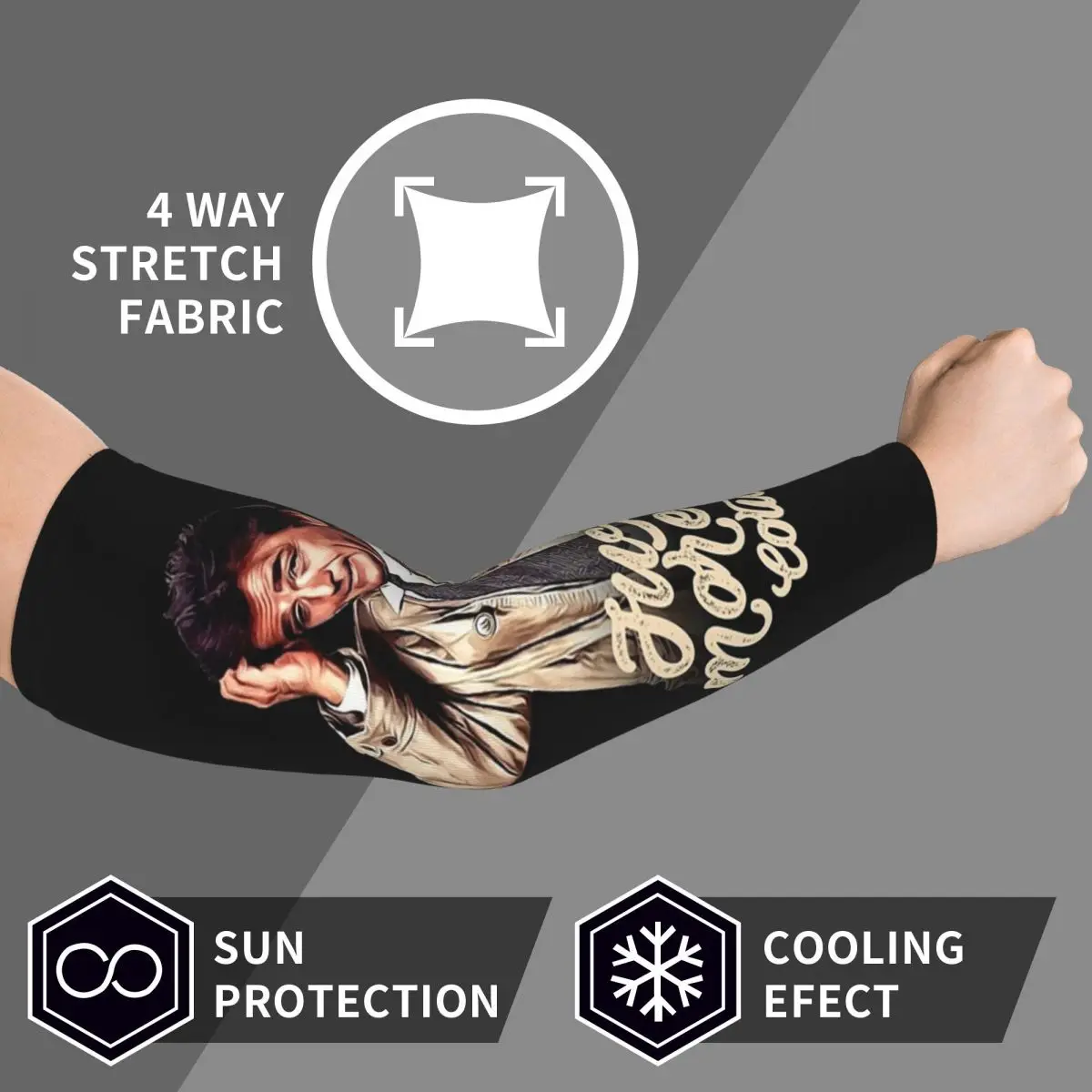 コロンボ - テレビ番組 アームスリーブ メンズ レディース 日焼け止め UVカット タトゥーカバーアップ スポーツ冷却 サイクリング