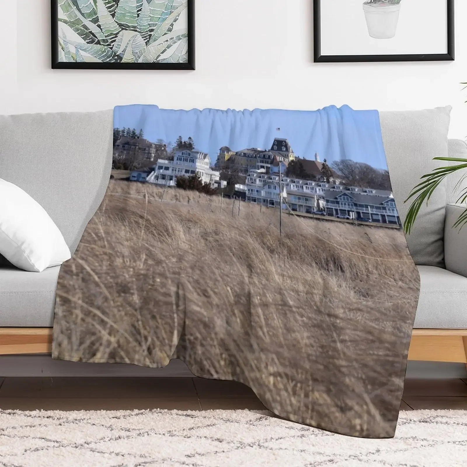 New Watch Hill 2020 Throw Blanket Soft Solid Color Blanket for Couch Bed