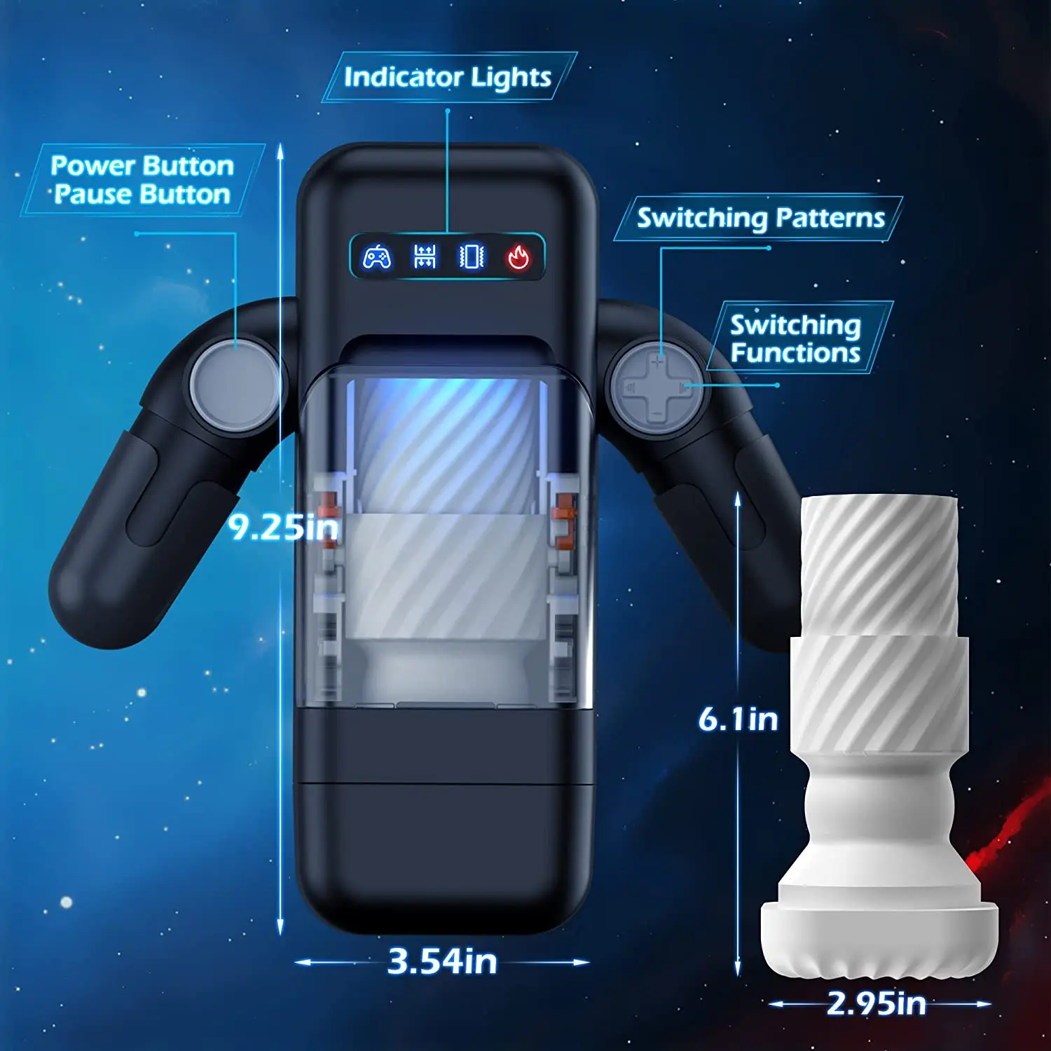 Automatic Male Masturbator Vibration Sucking Thrust Machine Heating Silicone Vagina Robot Masturbation Game Cup Sex Toys for Men